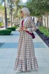 Printed checkered Dress