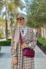 Printed checkered Dress