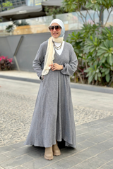 Rib V Wool Dress