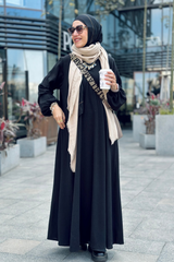 Round Neck Heavy Wool Dress