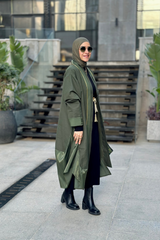 High and low lien cardigan