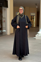 Secret Pocket Jackare Dress