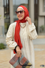 Embroidered Lenin Dress