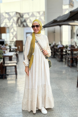 Embroidered Lenin Dress