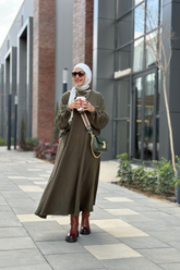 Secret Pocket Wool Dress