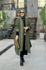 High and low lien cardigan