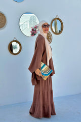 Brown linen set Raffles