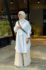 White Linen Long Shirt