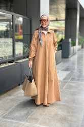 Shirt poplien dress