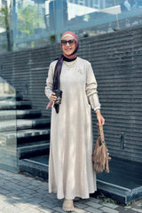 Shimmer Soft wool dress