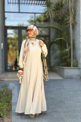 Flowy linen dress