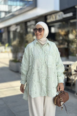 Oversize Embroidery Shirt