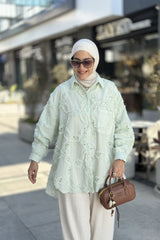 Oversize Embroidery Shirt