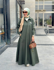 Linen Pure Shirt Dress