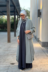 Olive Linen cardigin