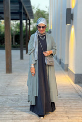 Olive Linen cardigin