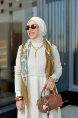Half Knit Jacker Dress