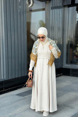 Half Knit Jacker Dress