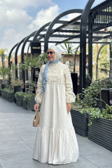 Fringes Linen dress