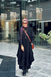 Balloon top With Black shirt