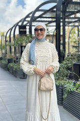 Fringes Linen dress