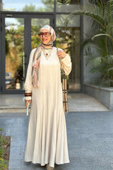 Flowy linen dress