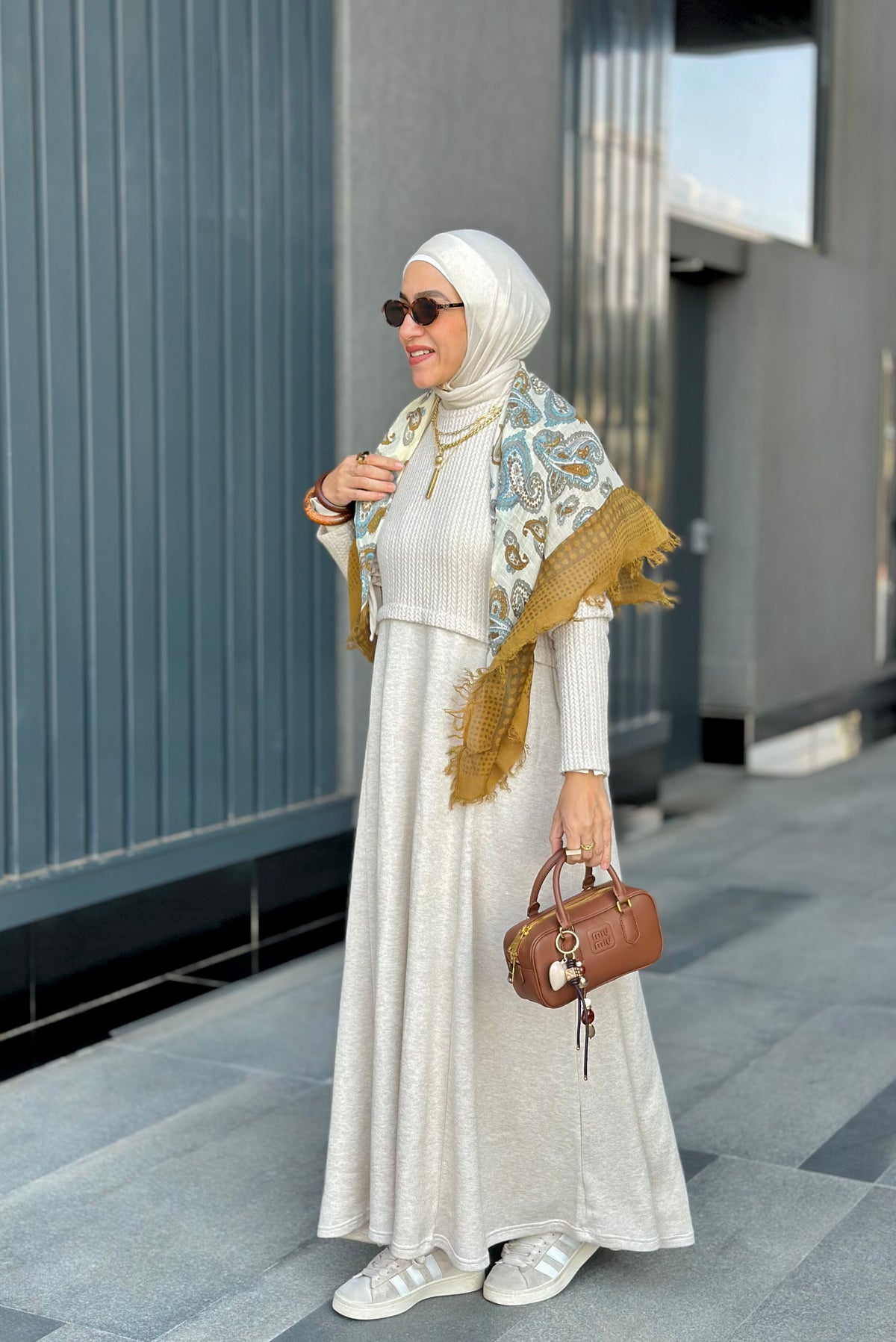Half  Knit  Jacker Dress