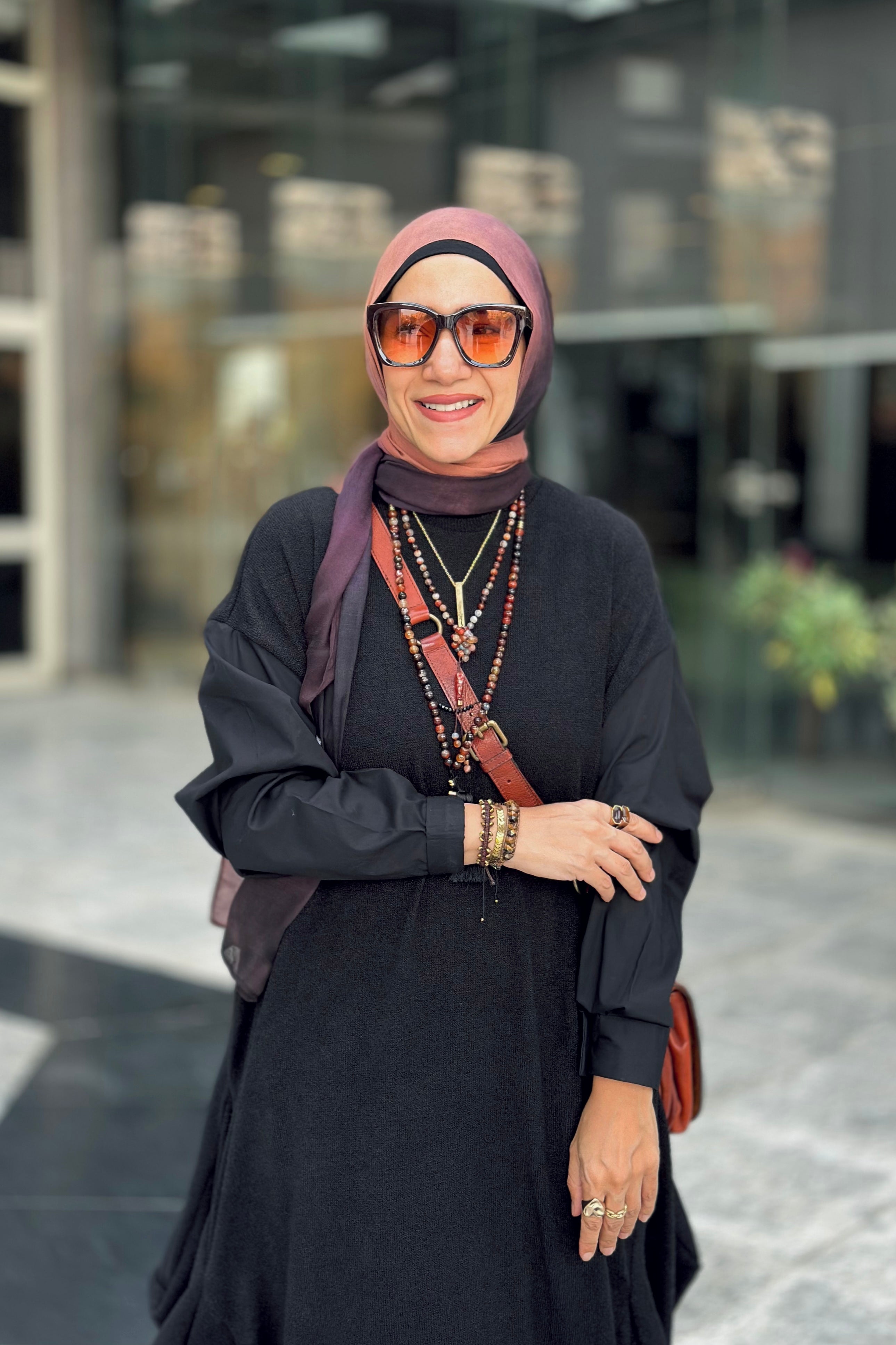 Balloon top With Black shirt