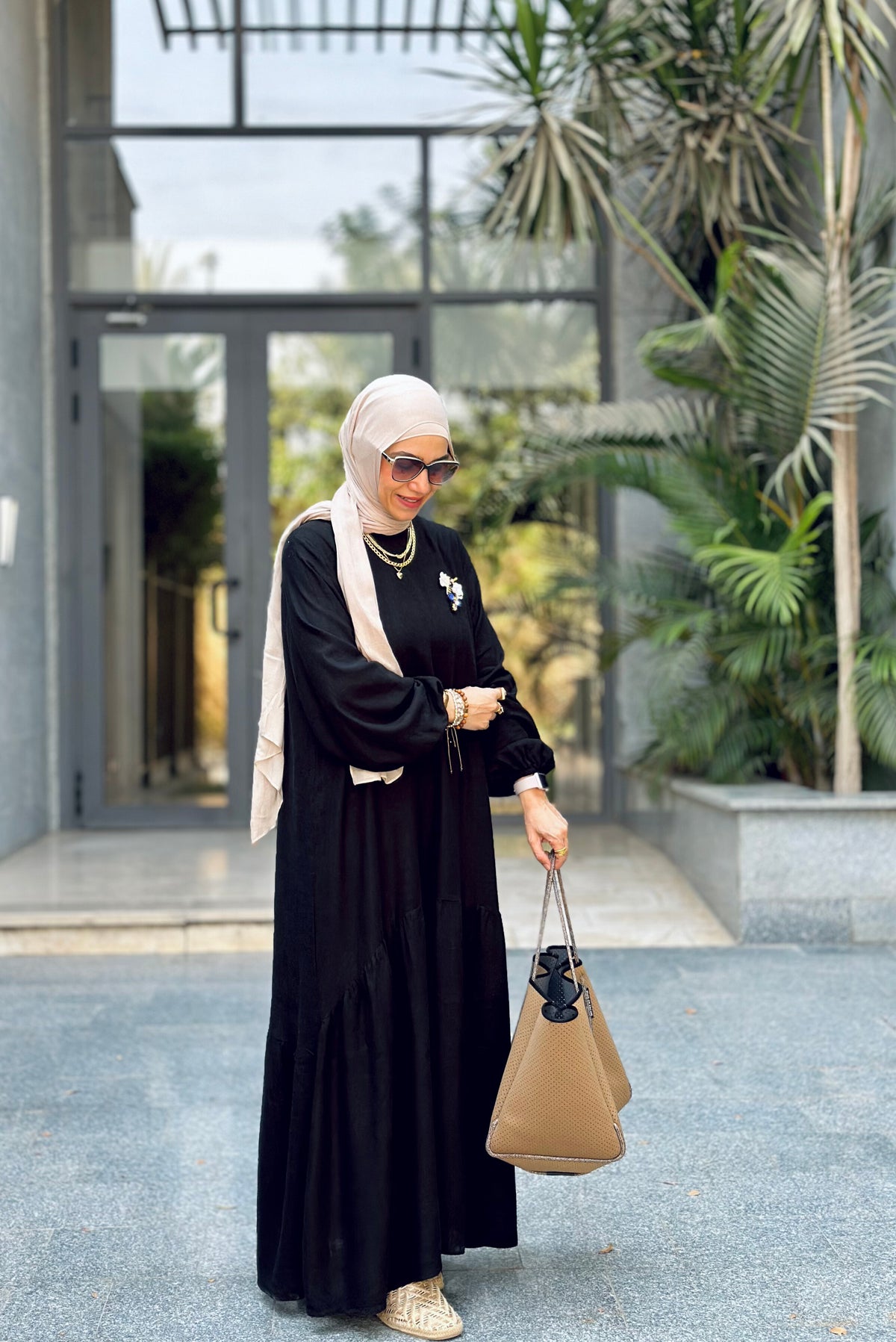 Asymmetric Black dress