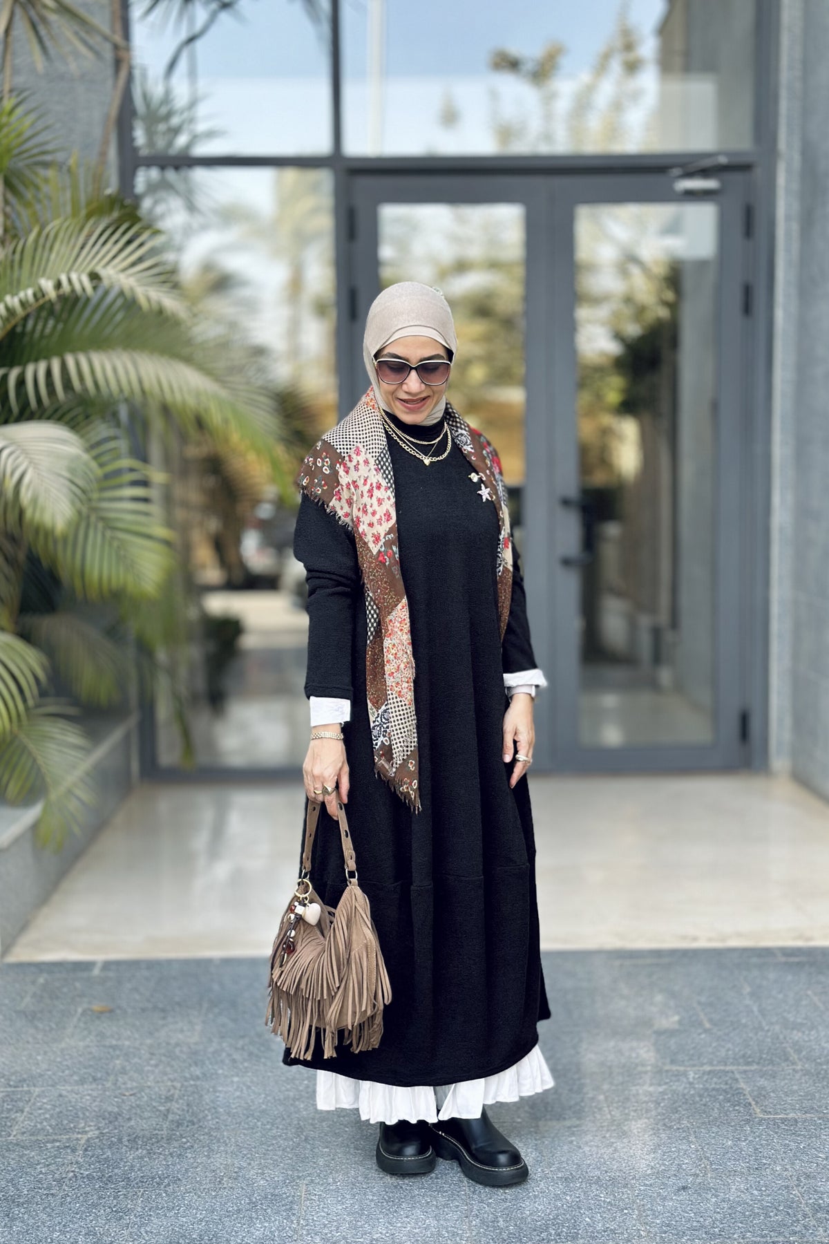 Ballon Black dress