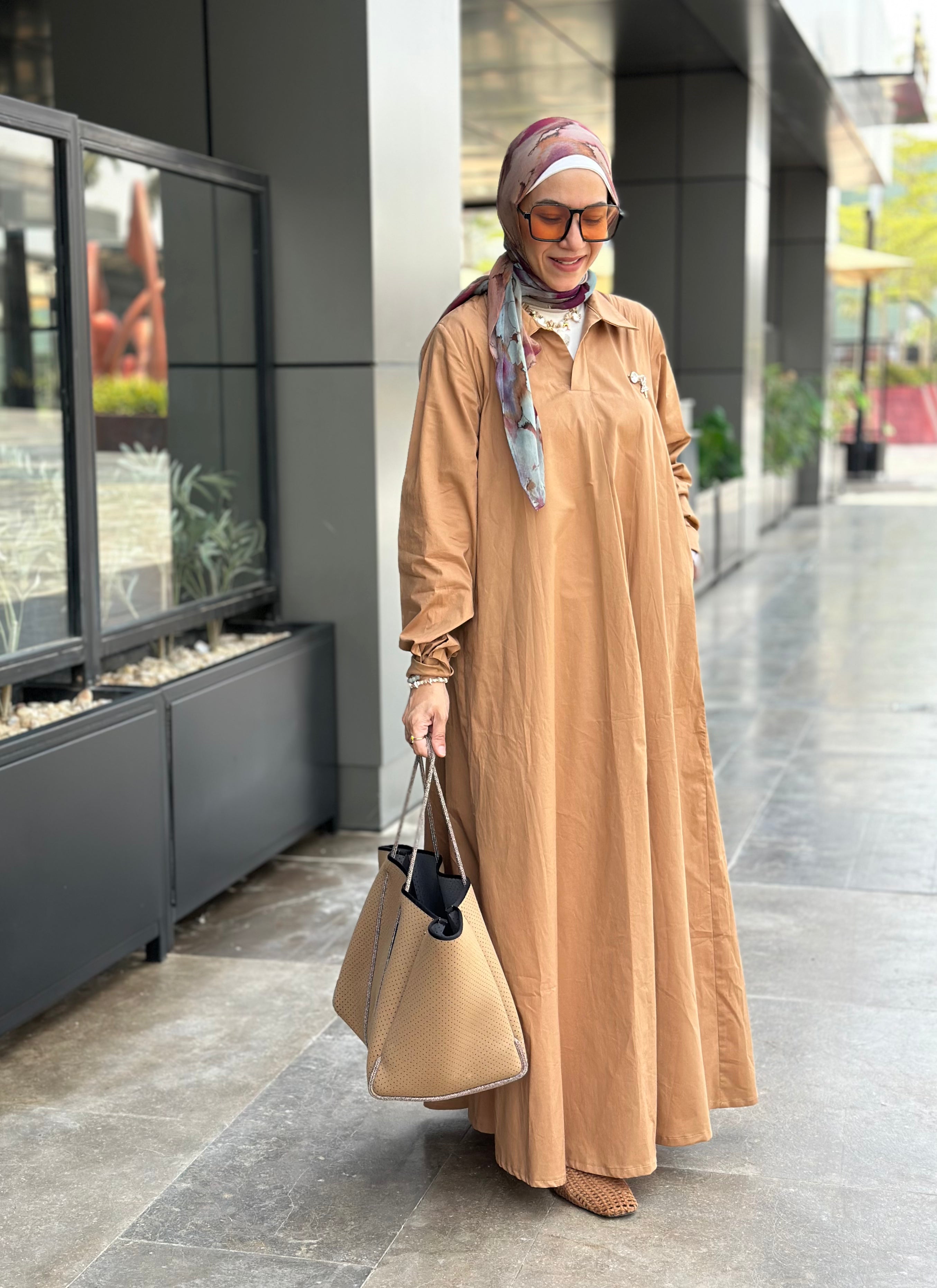 Shirt poplien dress