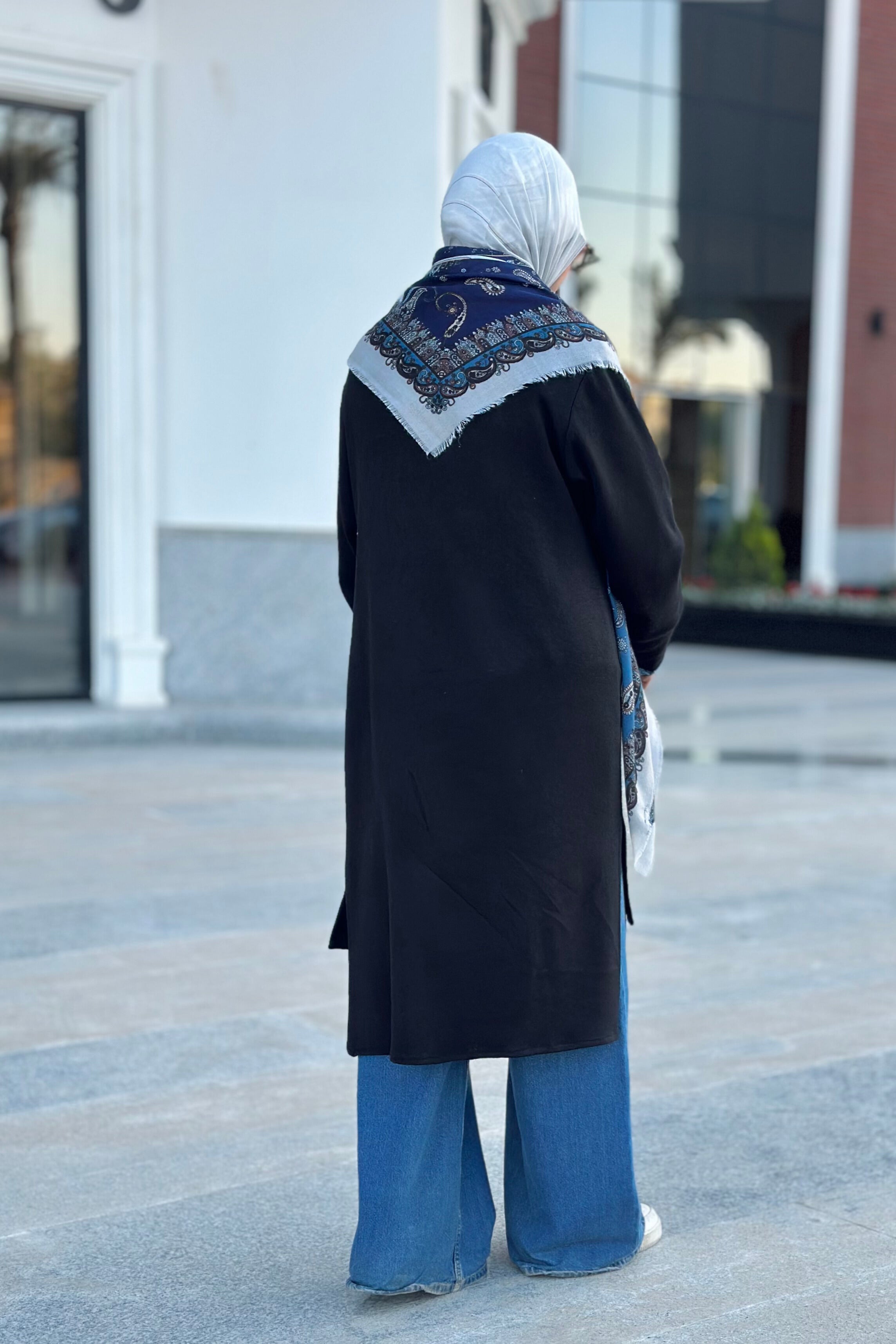 Cardigan double layering
