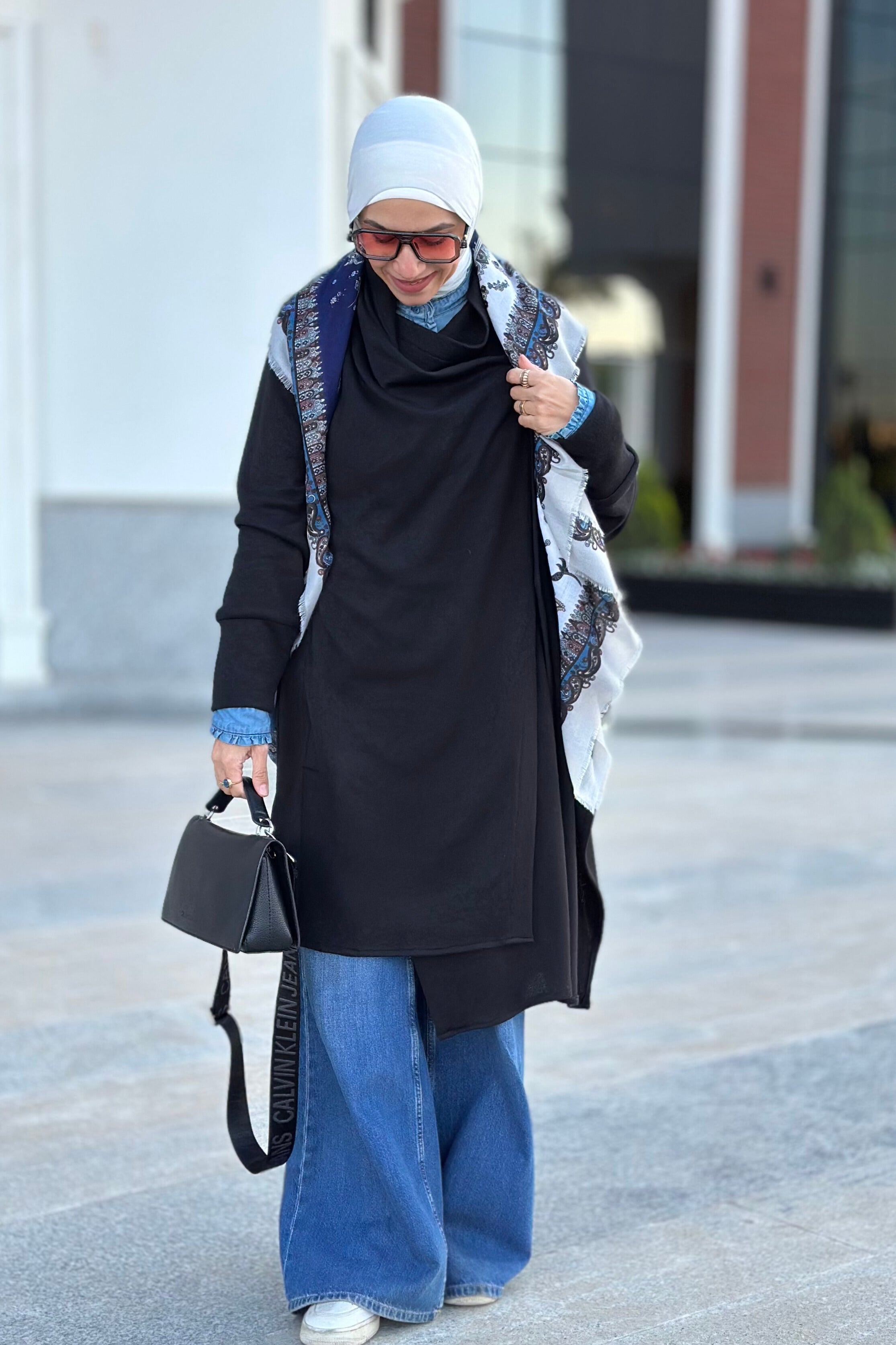 Cardigan double layering