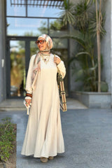 Flowy linen dress