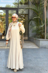 Flowy linen dress