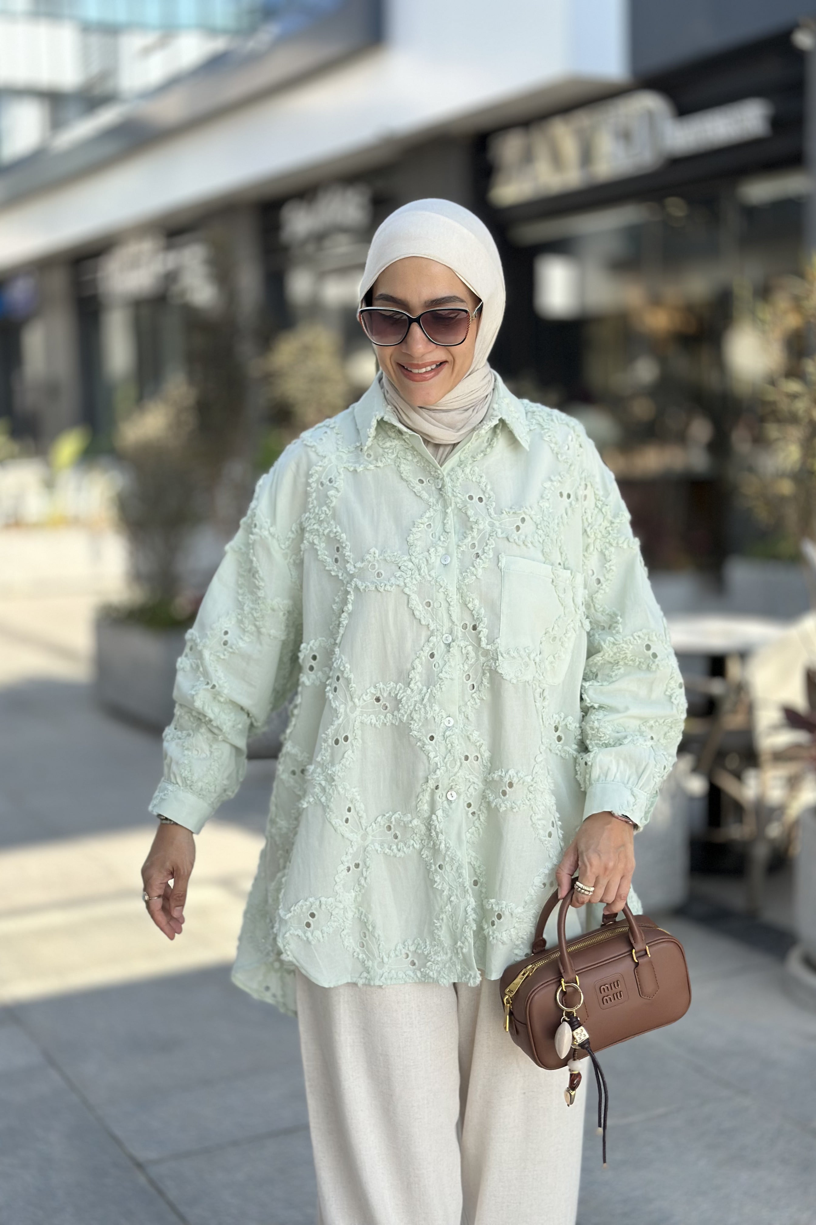Oversize Embroidery Shirt