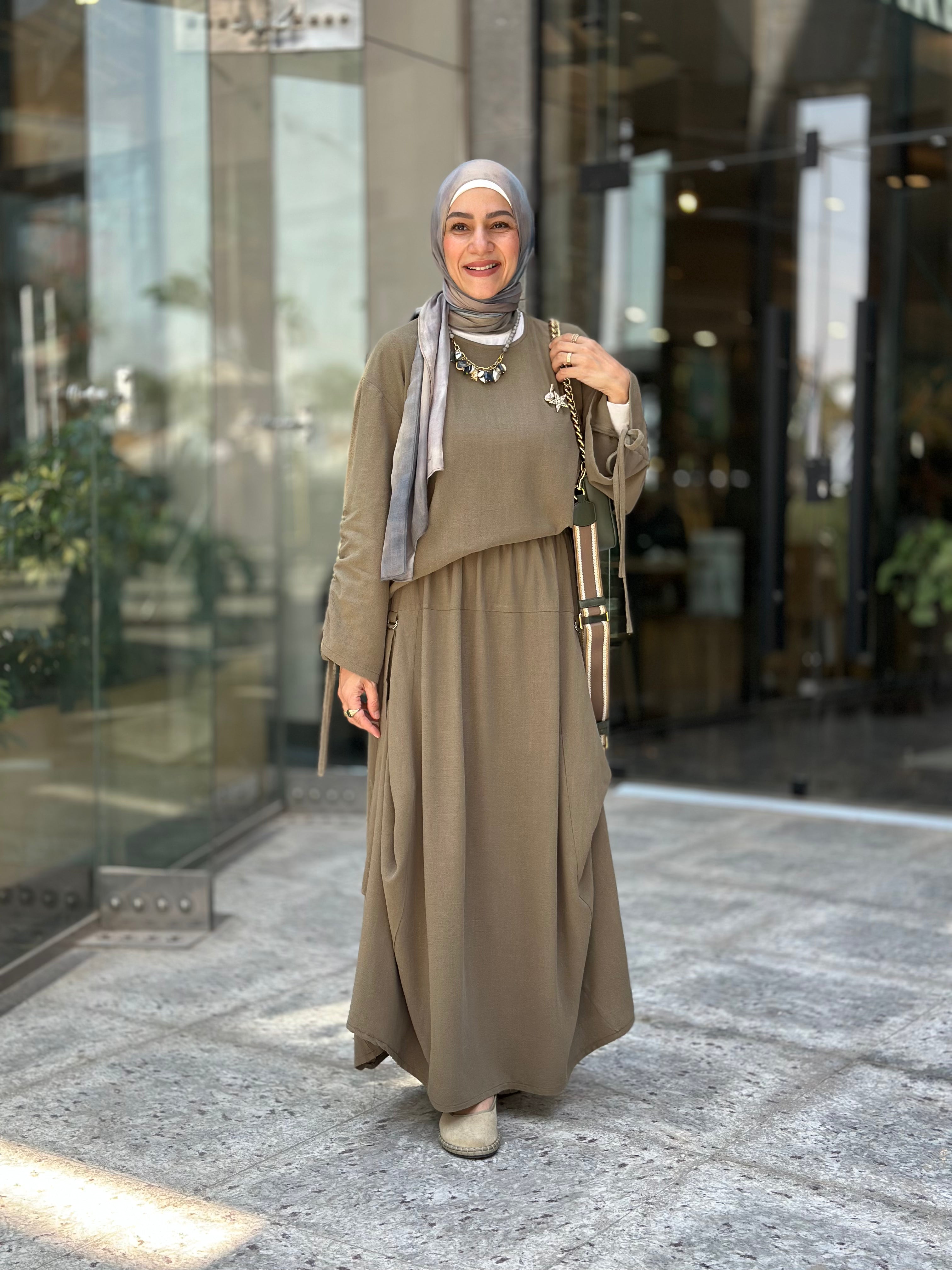 Linen skirt Set