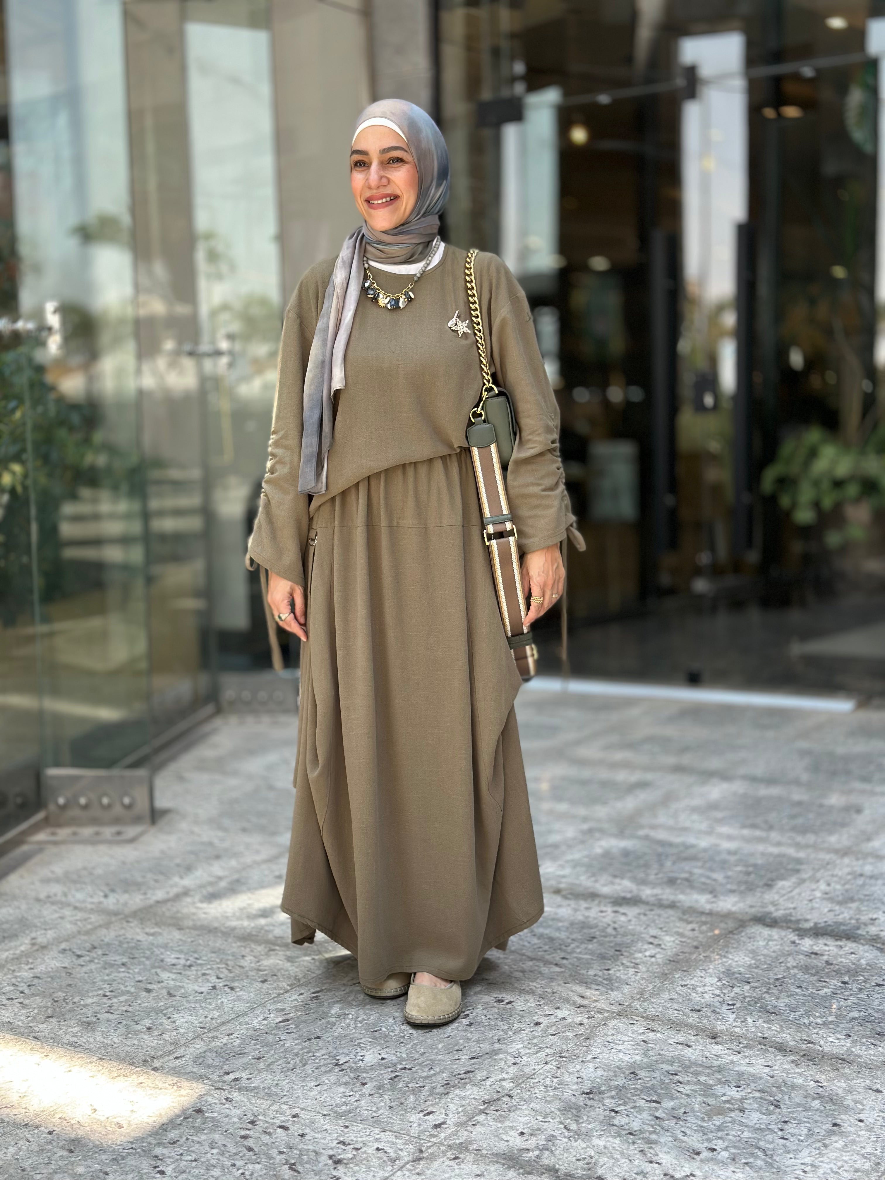 Linen skirt Set