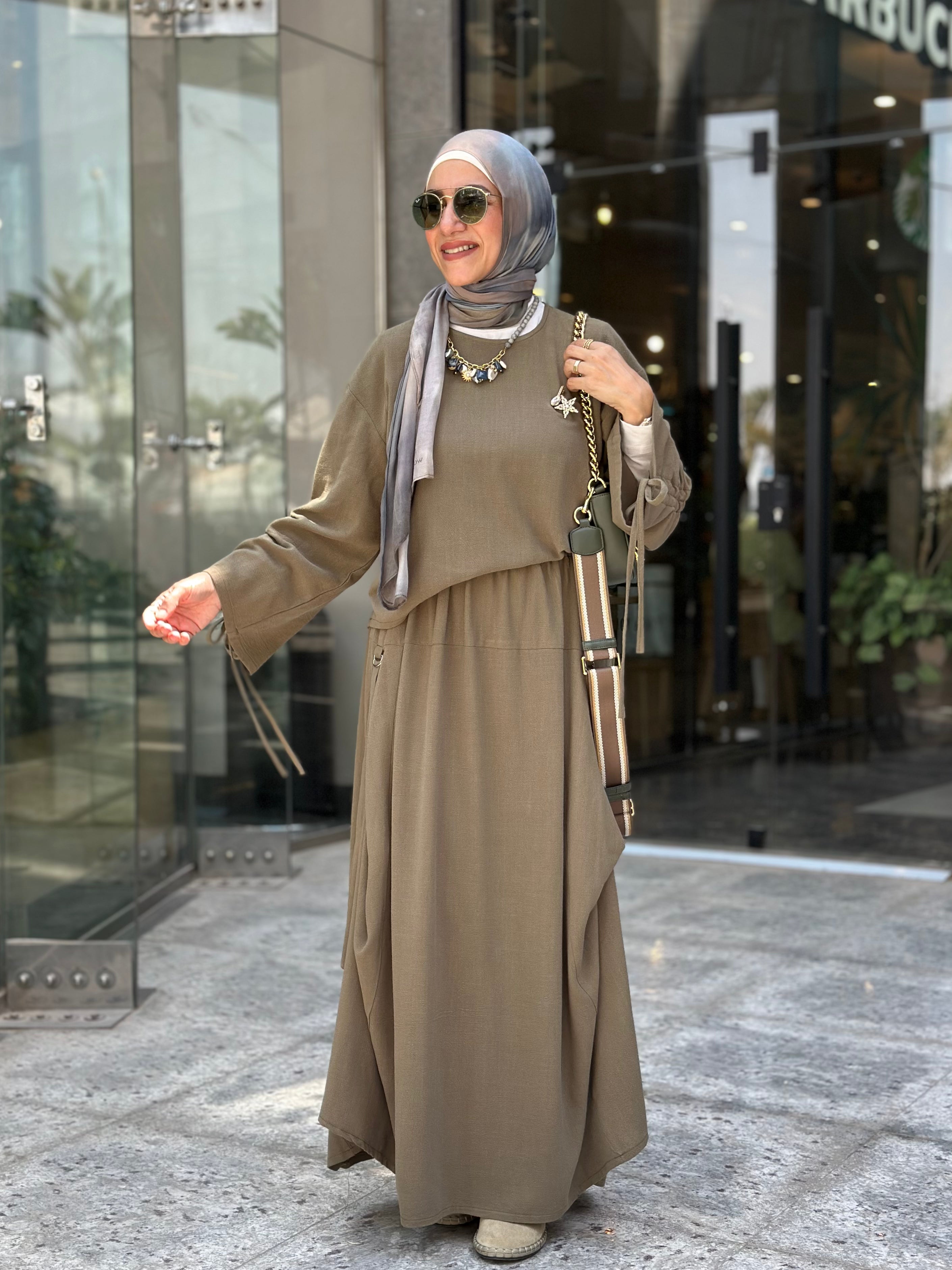Linen skirt Set