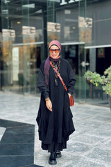 Balloon top With Black shirt